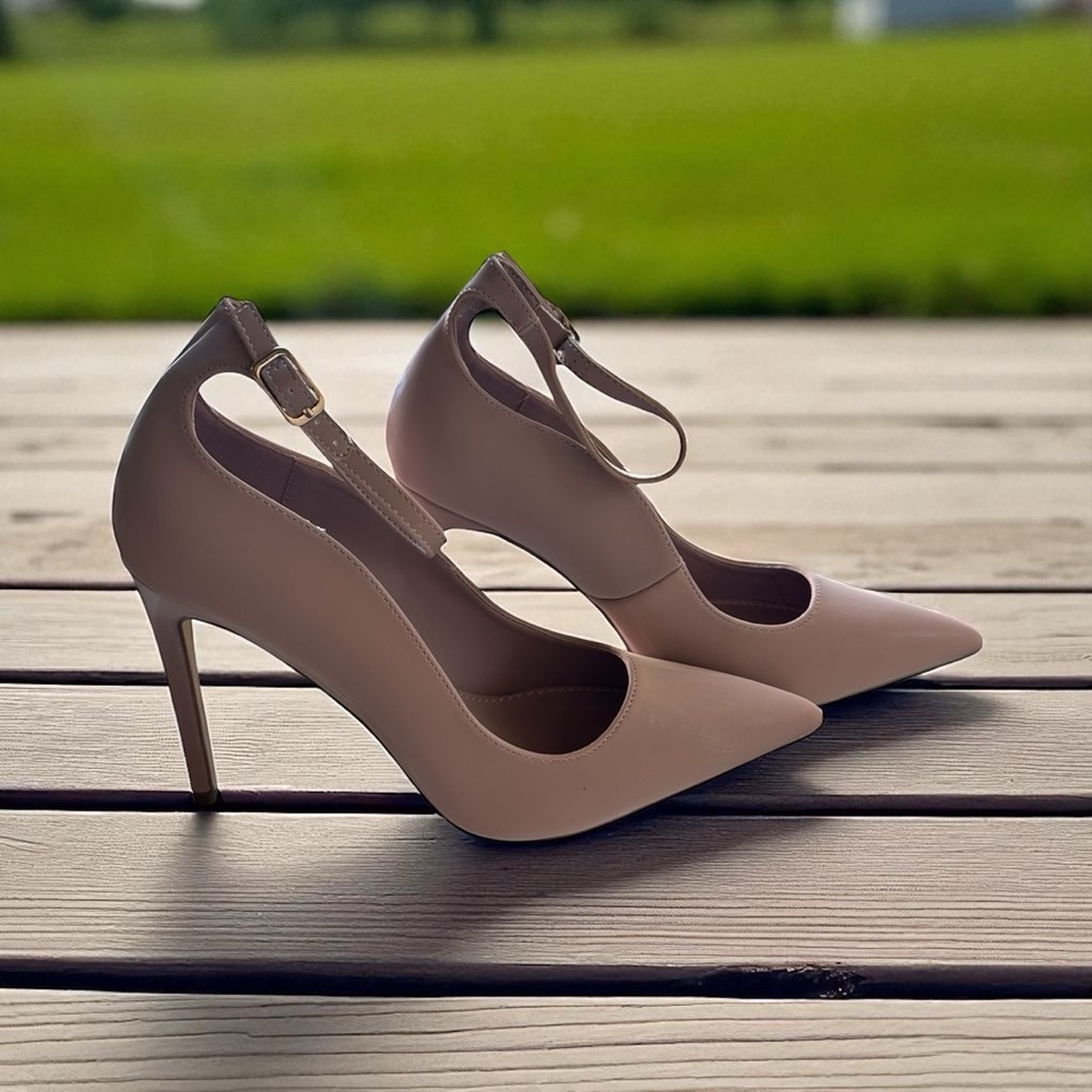 Elegant Nude Stiletto Heels